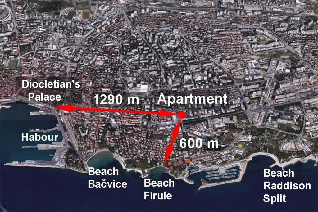 Eurit Apartment Shown In Detail 스플리트 외부 사진